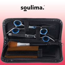 SOULIMA Scissors, razors, and sets – Hairdressing Scissors (2-Piece Set) + Accessories – image 10