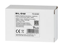 Blow 70-623# 12 V/2.08 A 25 W flush-mount switching power supply, black – image 2