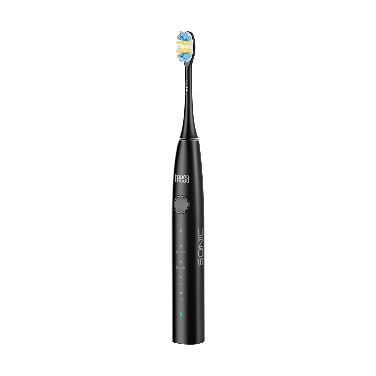 Teesa TEESA SONIC 2 Sonic Toothbrush, Black, 5 Modes, Travel Case, USB Type-C