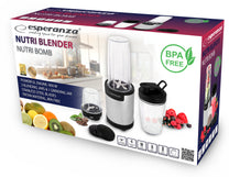 Esperanza Mixers and Blenders – EKM030 Esperanza Nutri Blender Nutri Bomb 9-in-1 – image 5