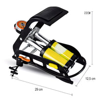 RTO The – Heavy-Duty Black Dual-Piston Foot Pump for Cars and Bikes – image 4