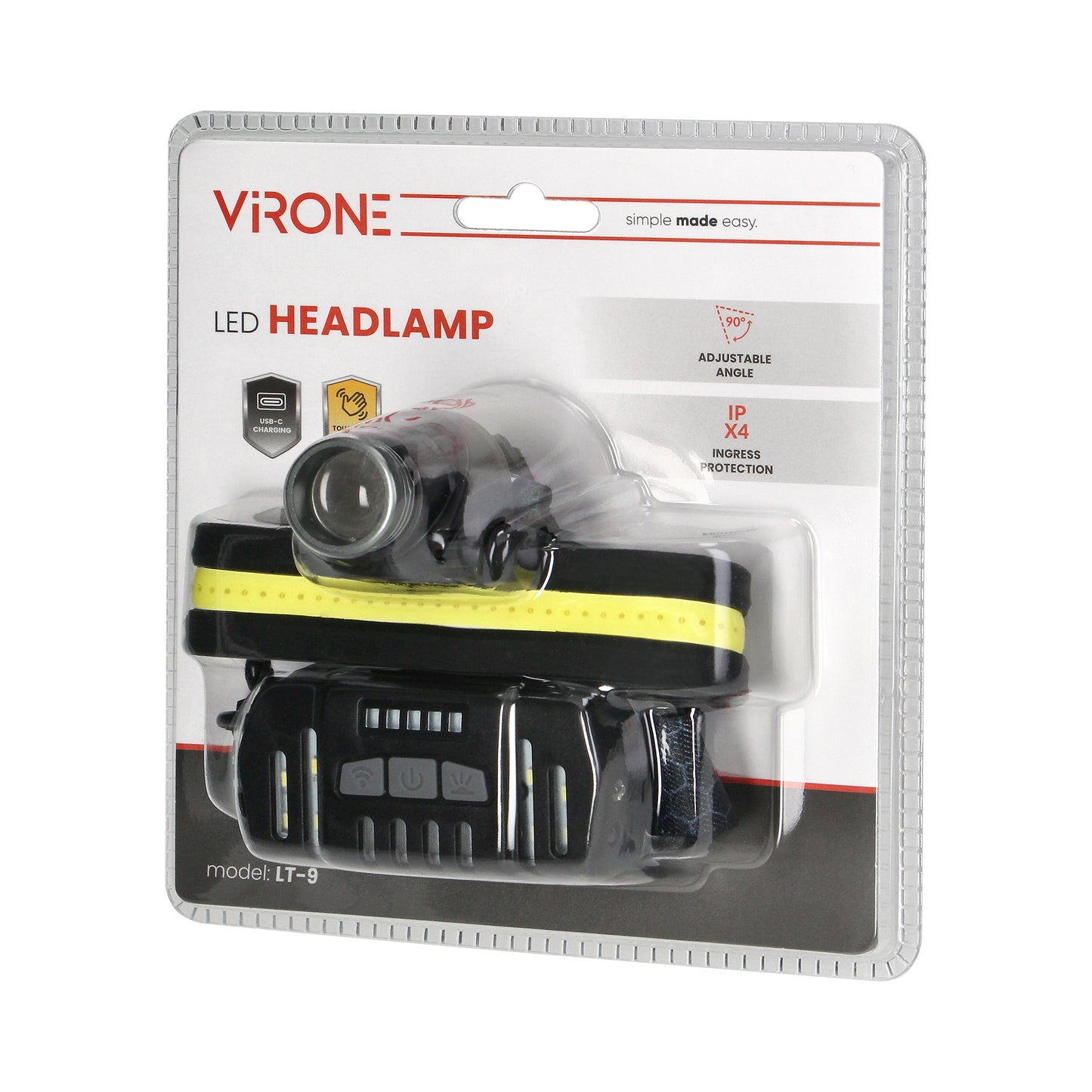 Orno COB + CREE LED Headlamp with a 1200 mAh Rechargeable Battery – image 2