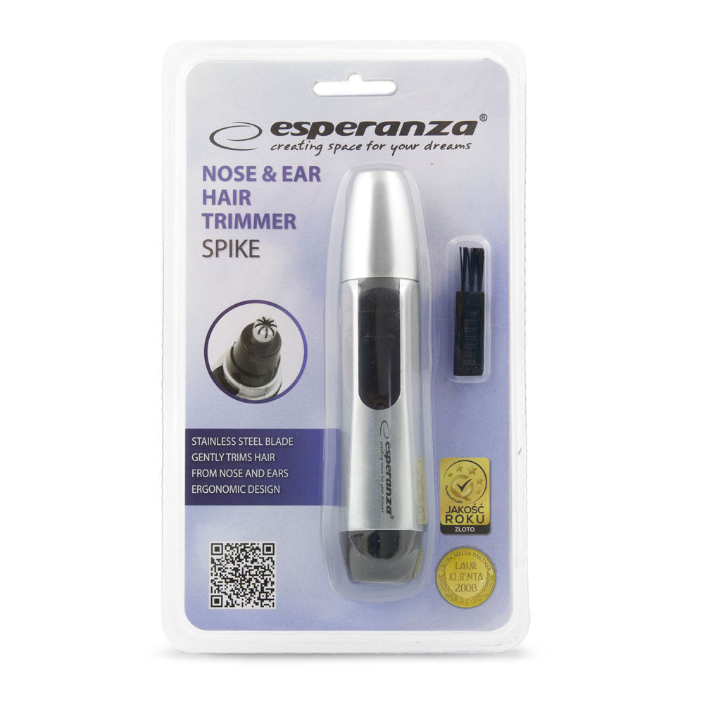 Esperanza Shavers – EBG004S Esperanza Spike Nose and Ear Trimmer, Silver – image 4