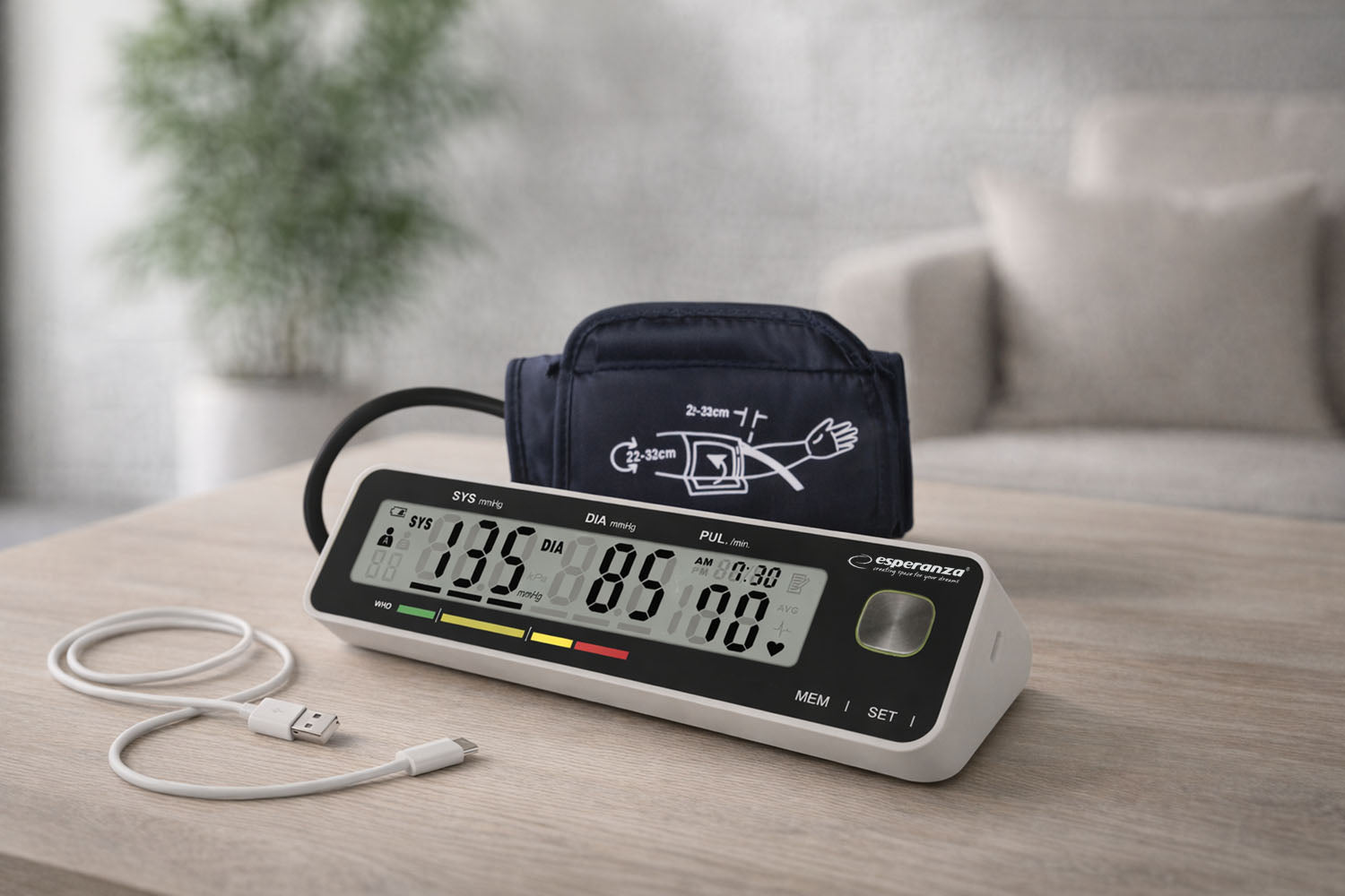 Esperanza Blood Pressure Monitors – ECB009 Esperanza Fervor Upper-Arm Blood Pressure Monitor – image 5
