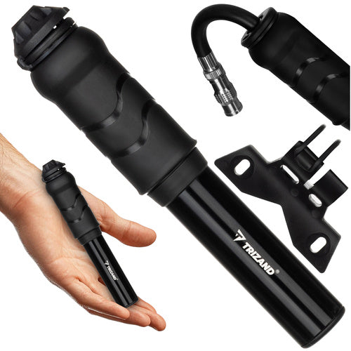 TRIZAND Bicycle parts and accessories – Trizand 25392 Hand-Operated Bike Pump