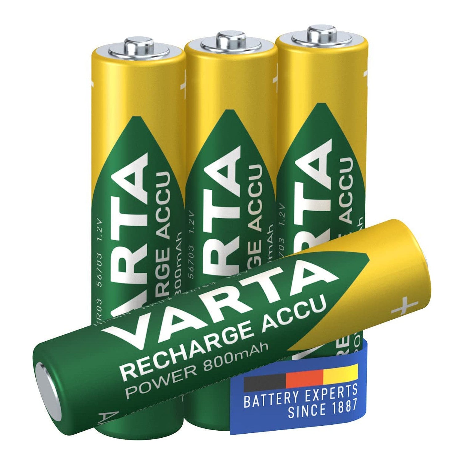 Varta Rechargeable – 4 R-03 R03 AAA 800mAh Varta Ready2use Rechargeable Batteries – image 2