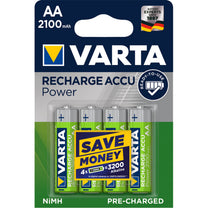 Varta 4 R-06 R06 AA 1.2V 2100mAh Varta Ready2use Rechargeable Batteries