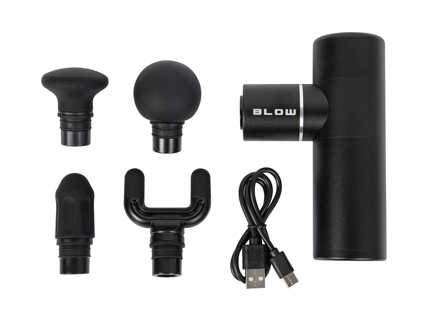 Blow Massagers for – 44-356# Blow Wave 6000 Aluminum Massage Gun Set – image 3