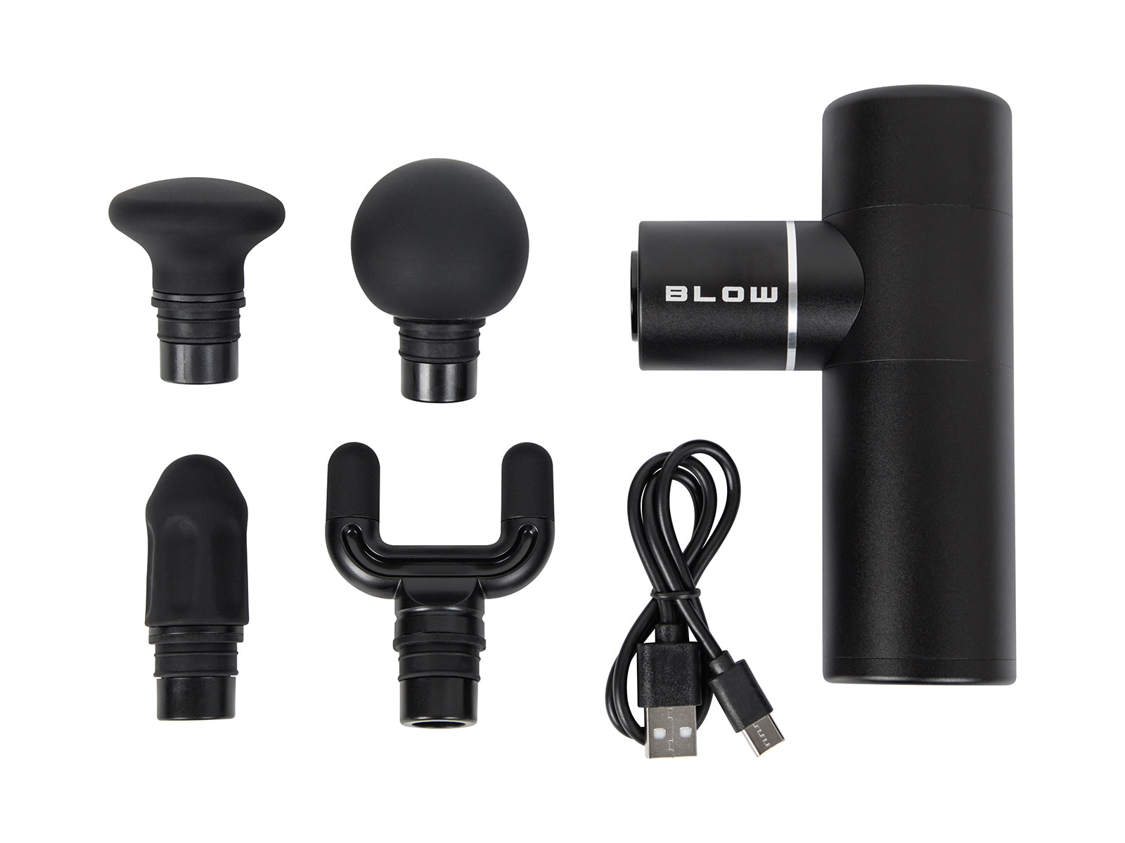 Blow Massagers for – 44-356# Blow Wave 6000 Aluminum Massage Gun Set – image 3