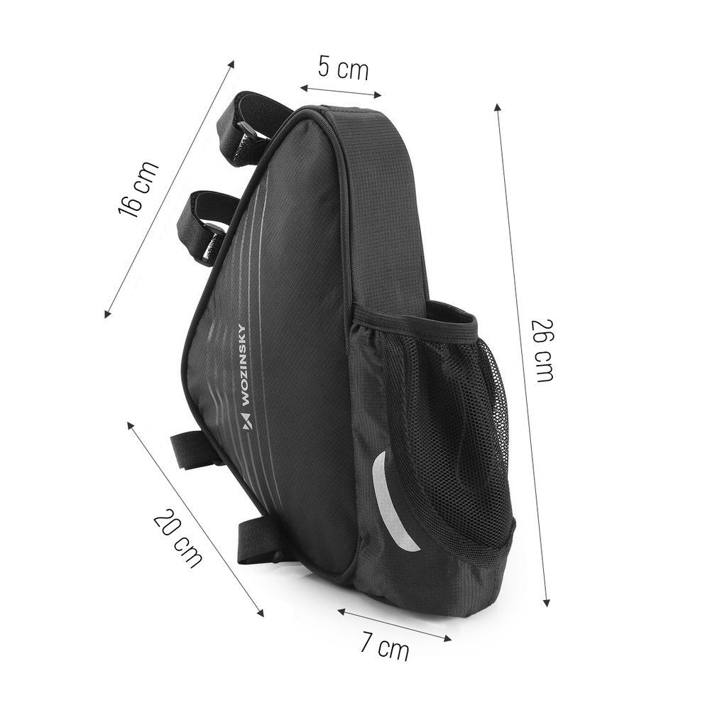 bicycle bag under 1.5l frame black - Carlat
