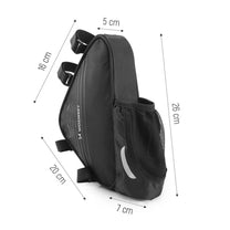 bicycle bag under 1.5l frame black - Carlat