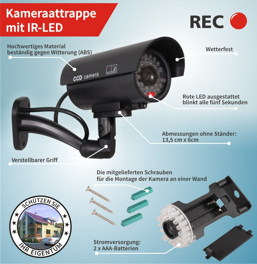 CE Mock-ups – IR9000 B IR LED Dummy Camera – image 6