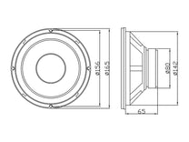 Blow Car Speakers – 30-551# Blow B-165 Speaker 8 ohms – image 2