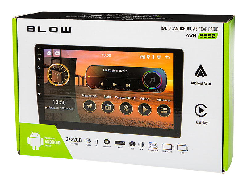 Blow Car stereos (CD/MP3/Video/DVD) – 78-343# AVH-9991 1DIN 9" Android/Wi-Fi/GPS/CarPlay Car Stereo – image 13