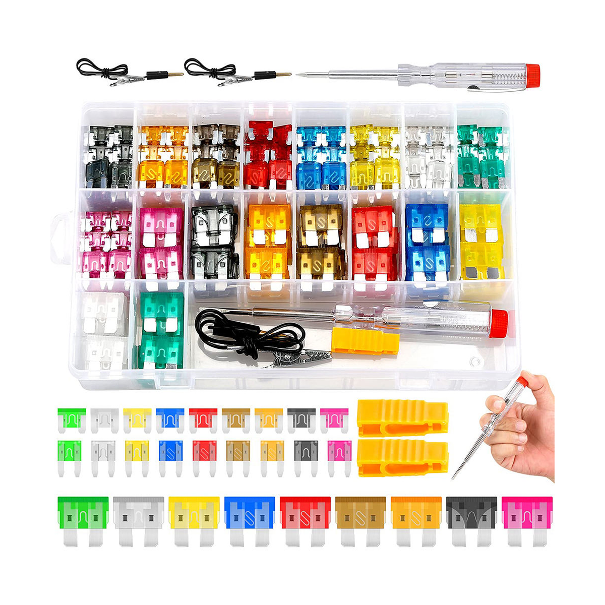 EUROKOMP The remaining – Car Fuse Set + Tester 306el.E6352