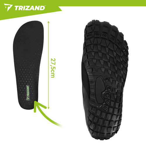TRIZAND The remaining – Black water shoes—size 43, 5 mm, Trizand – image 2