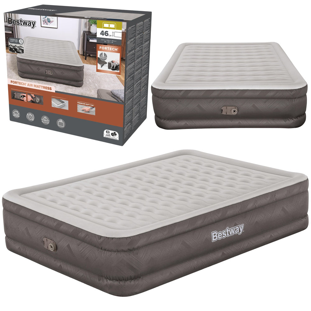 BESTWAY Bestway 69050 Double Inflatable Mattress with Electric Pump, 203x152 cm