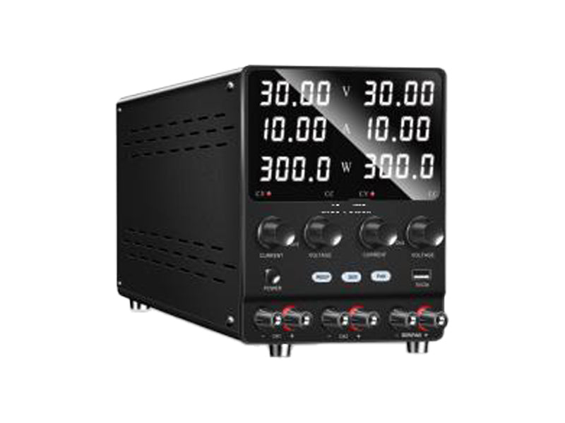 Blow 58-629# SPS3010-2KD Laboratory Power Supply, 30 V/10 A, Black, Dual