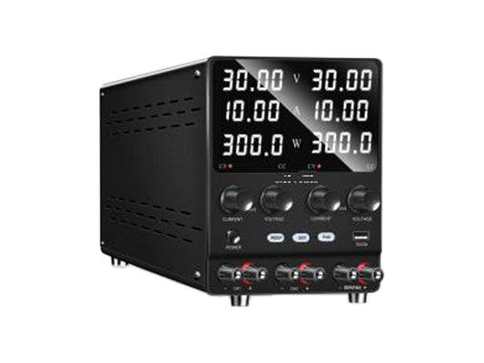 Blow 58-629# SPS3010-2KD Laboratory Power Supply, 30 V/10 A, Black, Dual