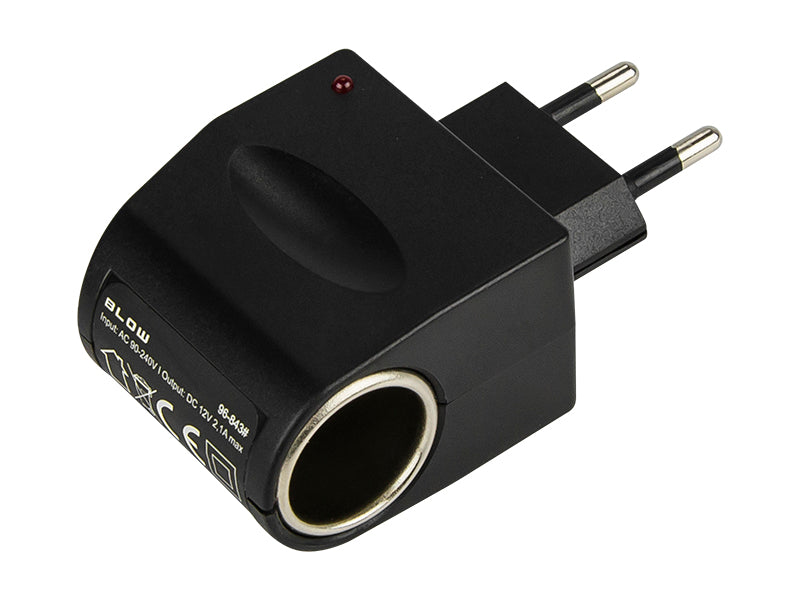 Blow 96-843# 230 V/12 V voltage adapter, 2.1 A cigarette lighter socket – image 2