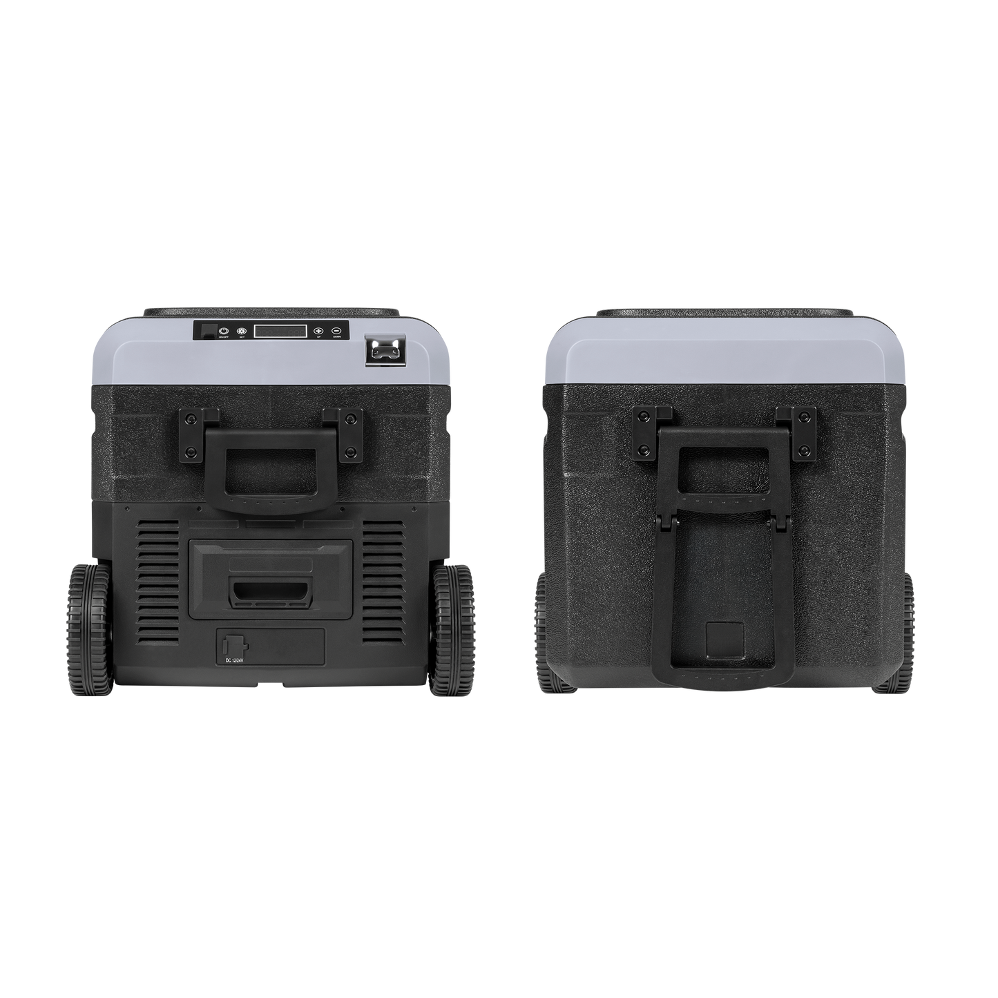Teesa TEESA Professional Compressor-Powered Portable Refrigerator with Freezing Function, 40L, DC 12/24, AC 230V, battery-powered option, large wheels and a sturdy handle, Bluetooth, two compartments – image 3