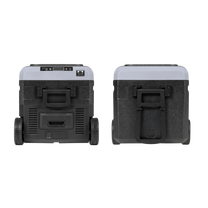 Teesa TEESA Professional Compressor-Powered Portable Refrigerator with Freezing Function, 40L, DC 12/24, AC 230V, battery-powered option, large wheels and a sturdy handle, Bluetooth, two compartments – image 3