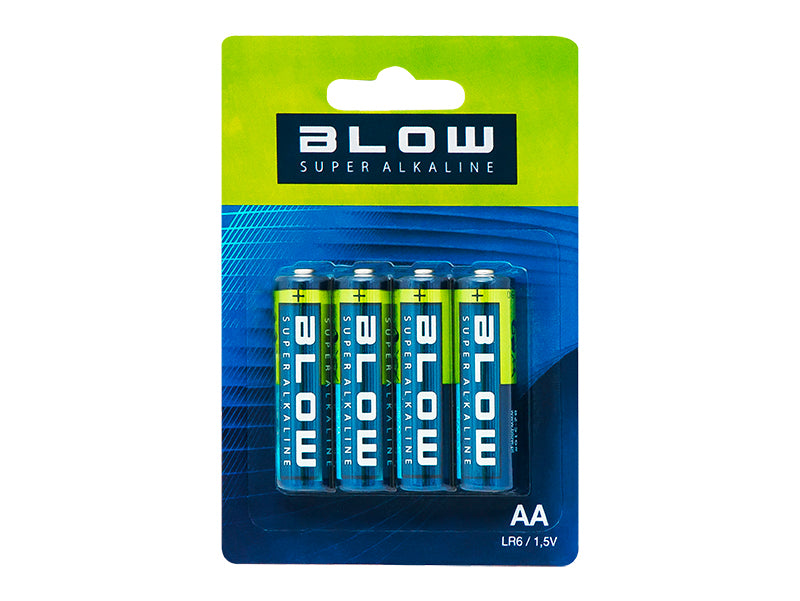 Blow Alkaline – 82-516# Blow Super Alkaline AA LR6 Battery, Blister Pack