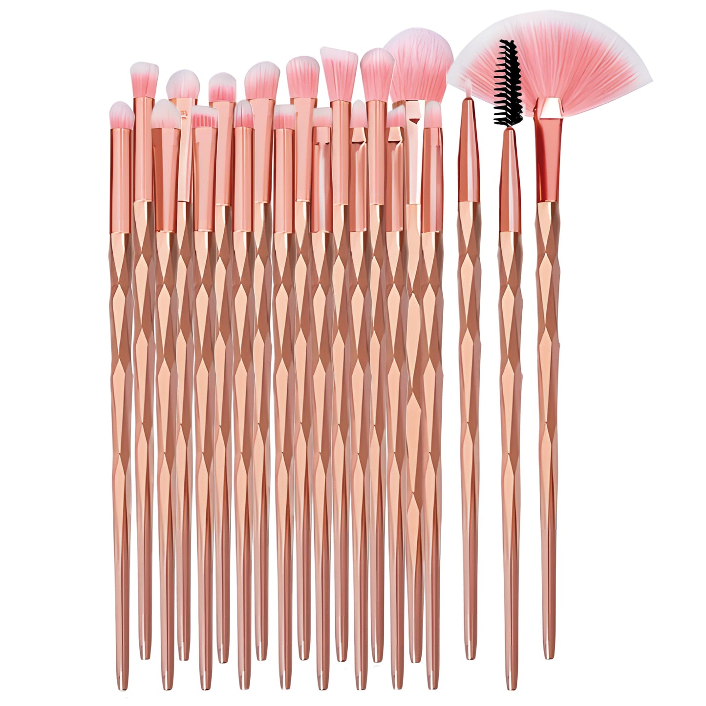 RTO Cosmetics, trunks, containers – Professional Makeup Brush Set, 20-Piece Synthetic Set – image 2