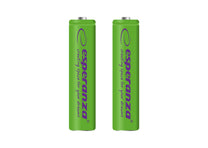 Esperanza EZA101G Esperanza Ni-MH AAA Rechargeable Batteries, 1000 mAh, 2-Pack, Green
