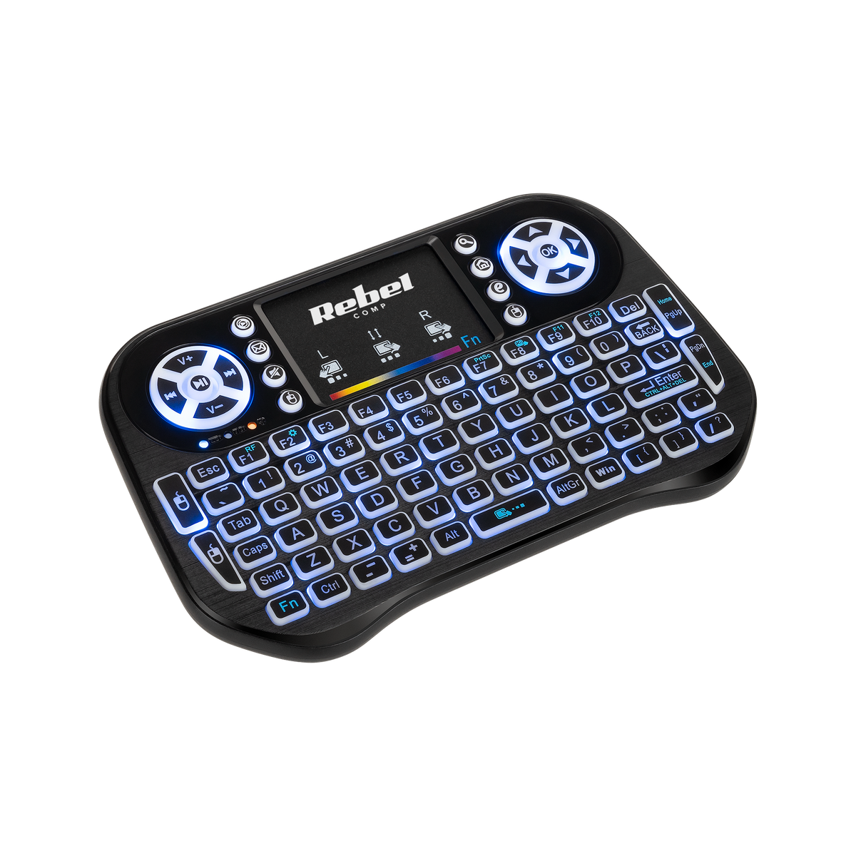 Rebel Keyboards – Rebel Mini Q5 Smart TV Box Wireless Keyboard