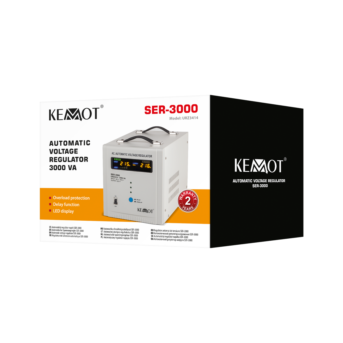 Kemot Voltage Stabilizers – Automatyczny stabilizator napięcia KEMOT SER-3000 – image 5