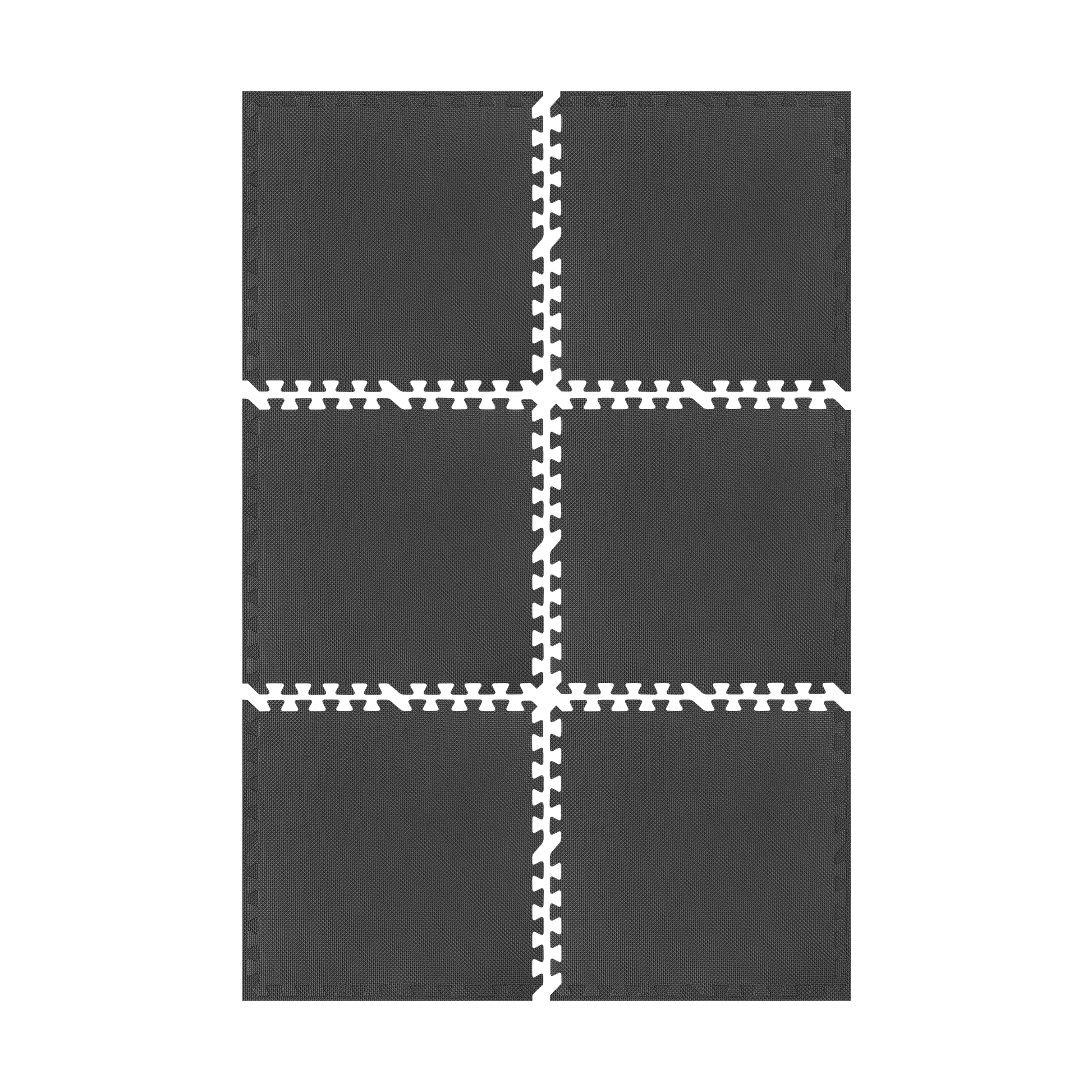 Rebel Protective mat for fitness equipment and gym workouts, 60x60 cm interlocking tiles, set of 6, REBEL ACTIVE – image 3