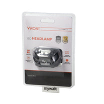 Orno 3W LED Headlamp, 120 lm, 1200 mAh Li-Po, adjustable head – image 2