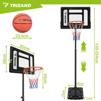 TRIZAND The remaining – Trizand 259 cm Basketball Hoop – image 2
