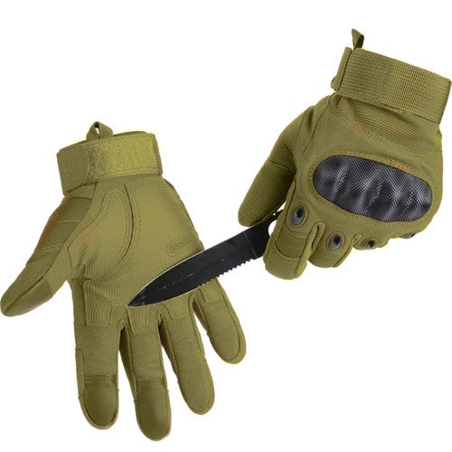 TRIZAND Survival (gloves, fire starters – Trizand 21771 L-Size Khaki Tactical Gloves – image 3