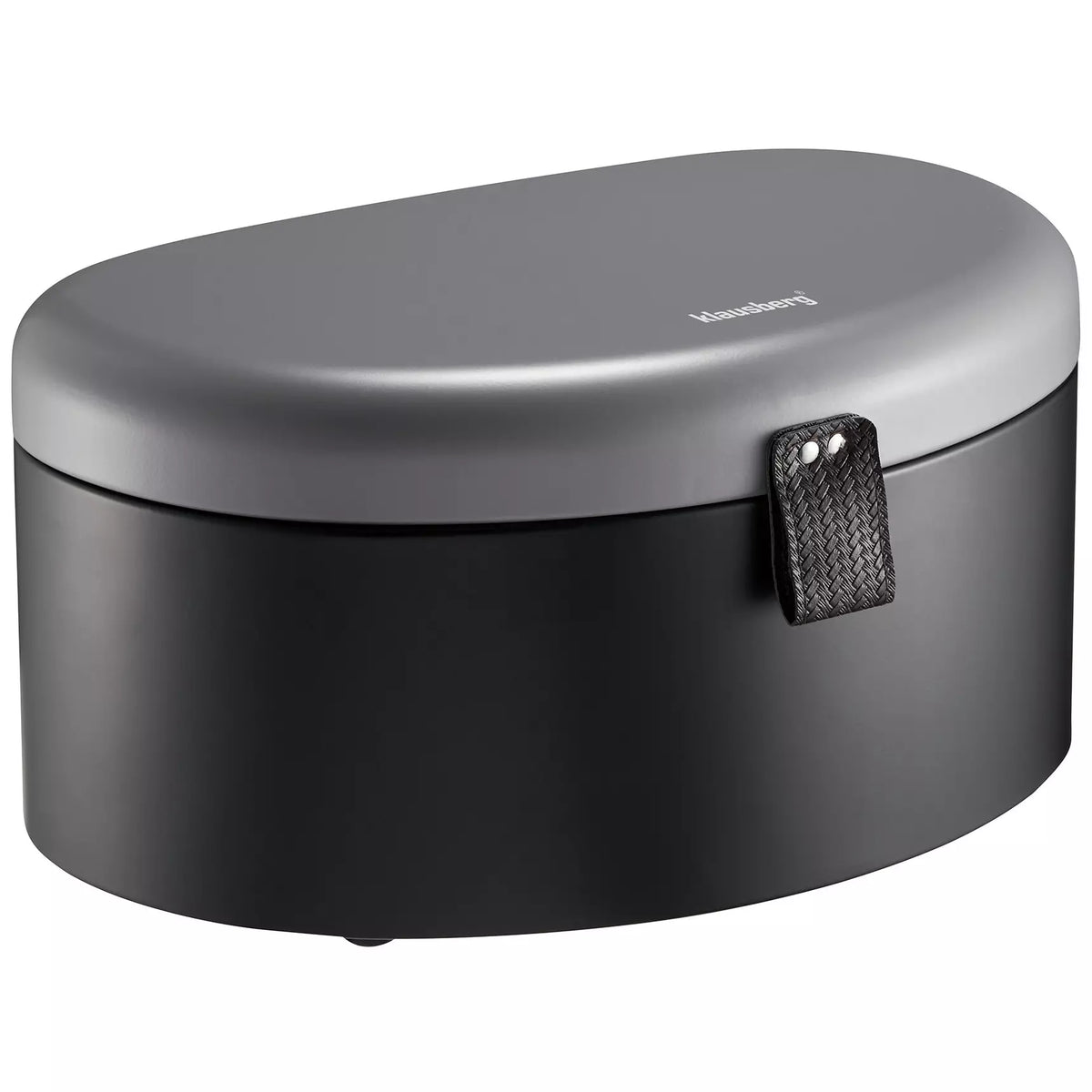 Klausberg Bread Bags – Steel bread box, black-gray Klausberg