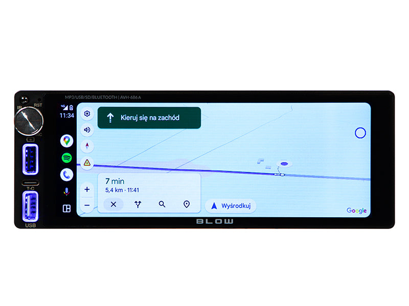 Blow 78-350# AVH-686A Car Radio with RDS, MP3, USB, microSD, and Bluetooth – image 5