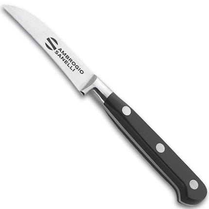 Ambrogio Sanelli CHEF forged peeling knife with a curved blade, length 180 mm
