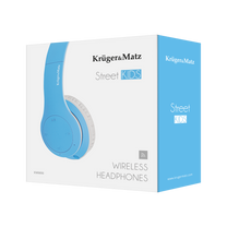 Kruger&Matz Kruger&amp;Matz Street Kids Wireless Over-Ear Headphones for Kids, Blue – image 7