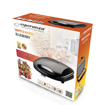 Esperanza Waffle Makers – EKT008 Esperanza Blueberry Waffle Maker, 1000 W – image 4