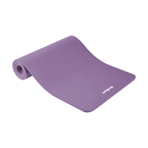 Exercise mat for yoga, Pilates, and fitness, 183x61 cm, 1 cm thick, NBR material, purple, REBEL ACTIVE Rebel
