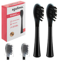 SOULIMA The remaining – Black Toothbrush Heads, 2-Pack, Soulima 26932 – image 18