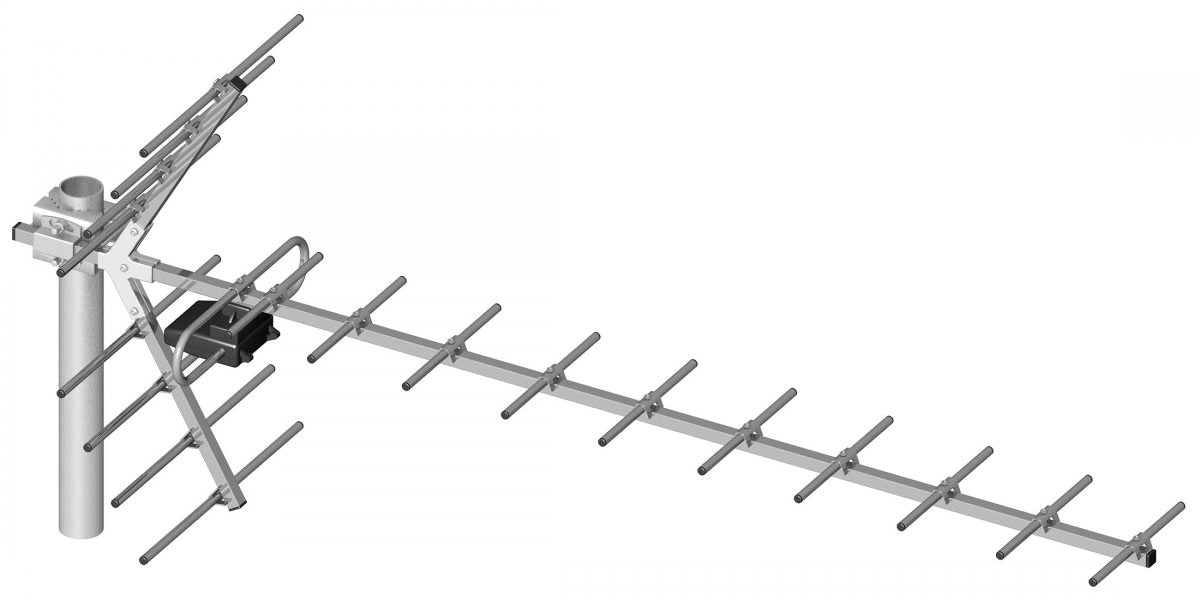 TAMIZA 21–60" "Yaga" 19-element directional TV antenna without a Tamiza symmetrical converter