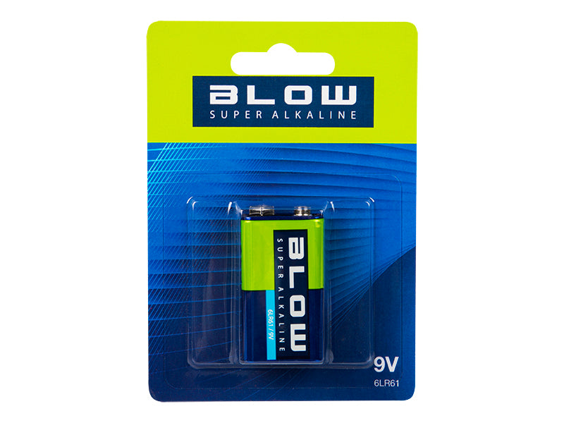 Blow Alkaline – 82-519# Blow Super Alkaline 9V 6LR61 Battery, blister pack