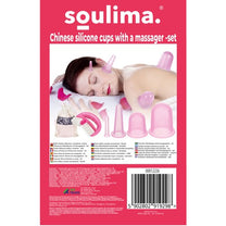 SOULIMA Chinese cupping – Silicone Chinese Cupping Sets with Massager - Set – image 11