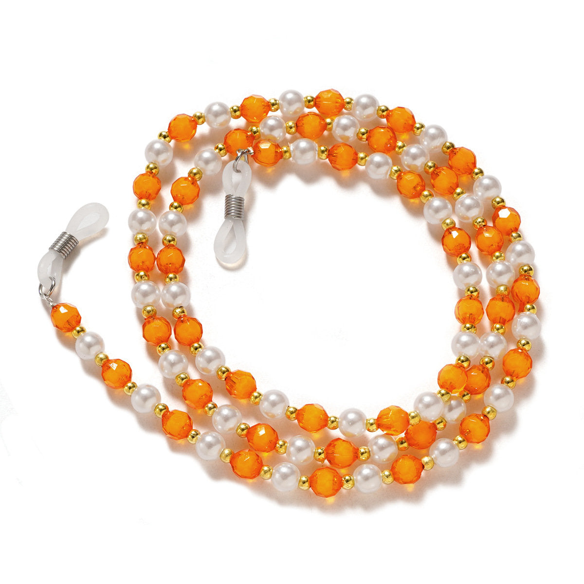 chain pendant for orange beads glasses - Carlat