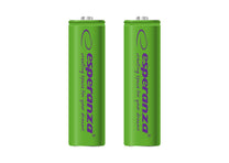 Esperanza EZA103G Esperanza Ni-MH AA Rechargeable Batteries, 2000 mAh, 2-Pack, Green