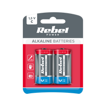 Rebel Alkaline, coin-cell, and – REBEL LR14 Alkaline Batteries, 2 per pack.