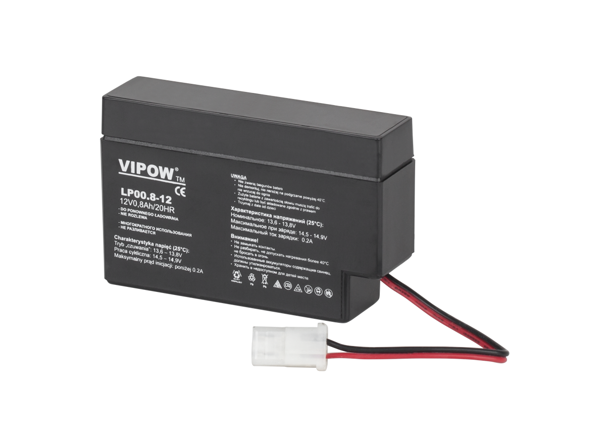 Vipow Gel batteries – VIPOW 12V 0.8Ah Gel Battery