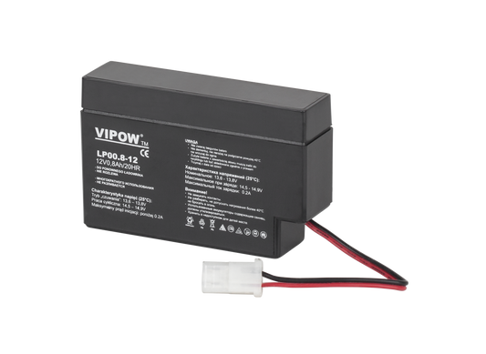 Vipow Gel batteries – VIPOW 12V 0.8Ah Gel Battery